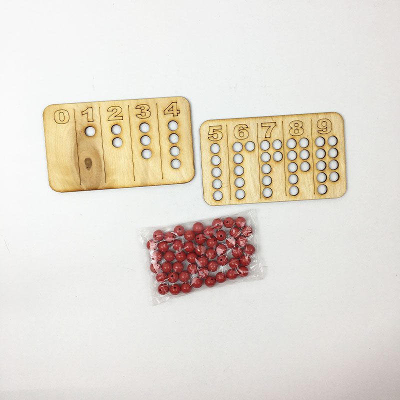 لوحة العد بالخرز انجليزي منتسوري