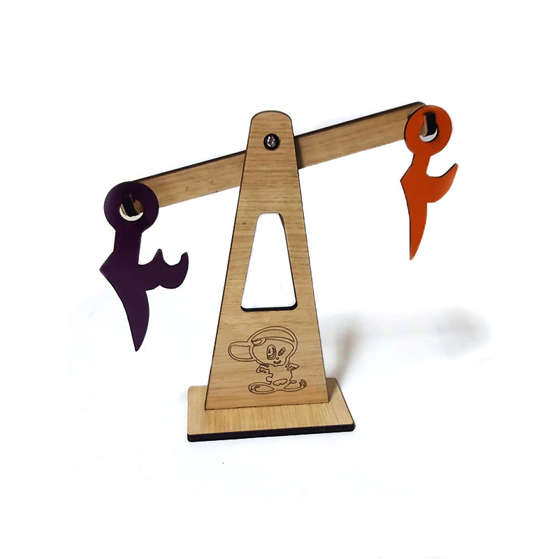 ميزان الارقام الخشبي- ارقام عربي لتعليم العد والارقام للاطفال من سن 3 ل5 سنوات