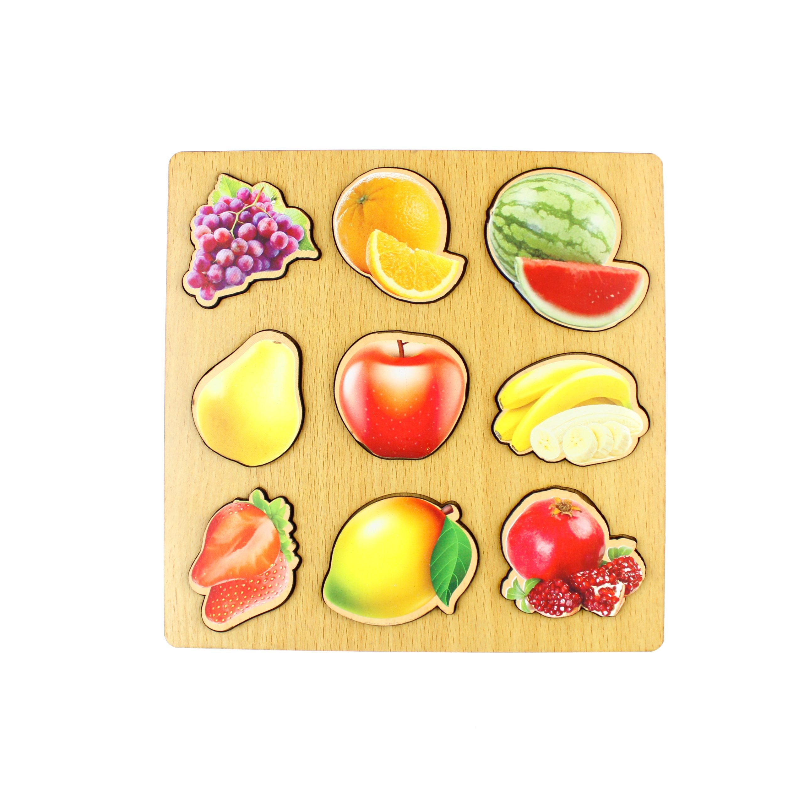 بازل فاكهة مربع