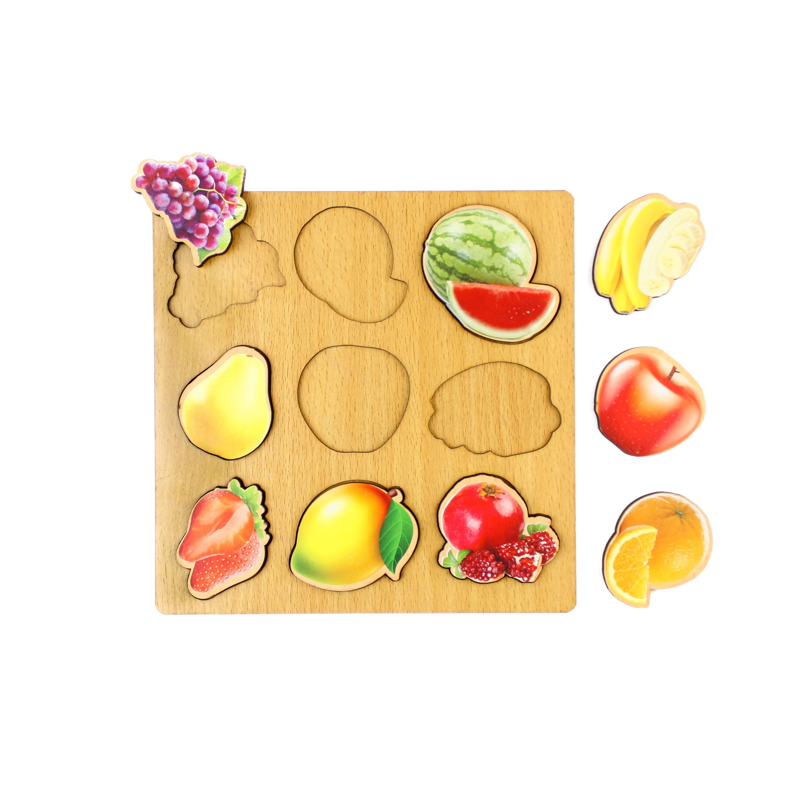 بازل فاكهة مربع