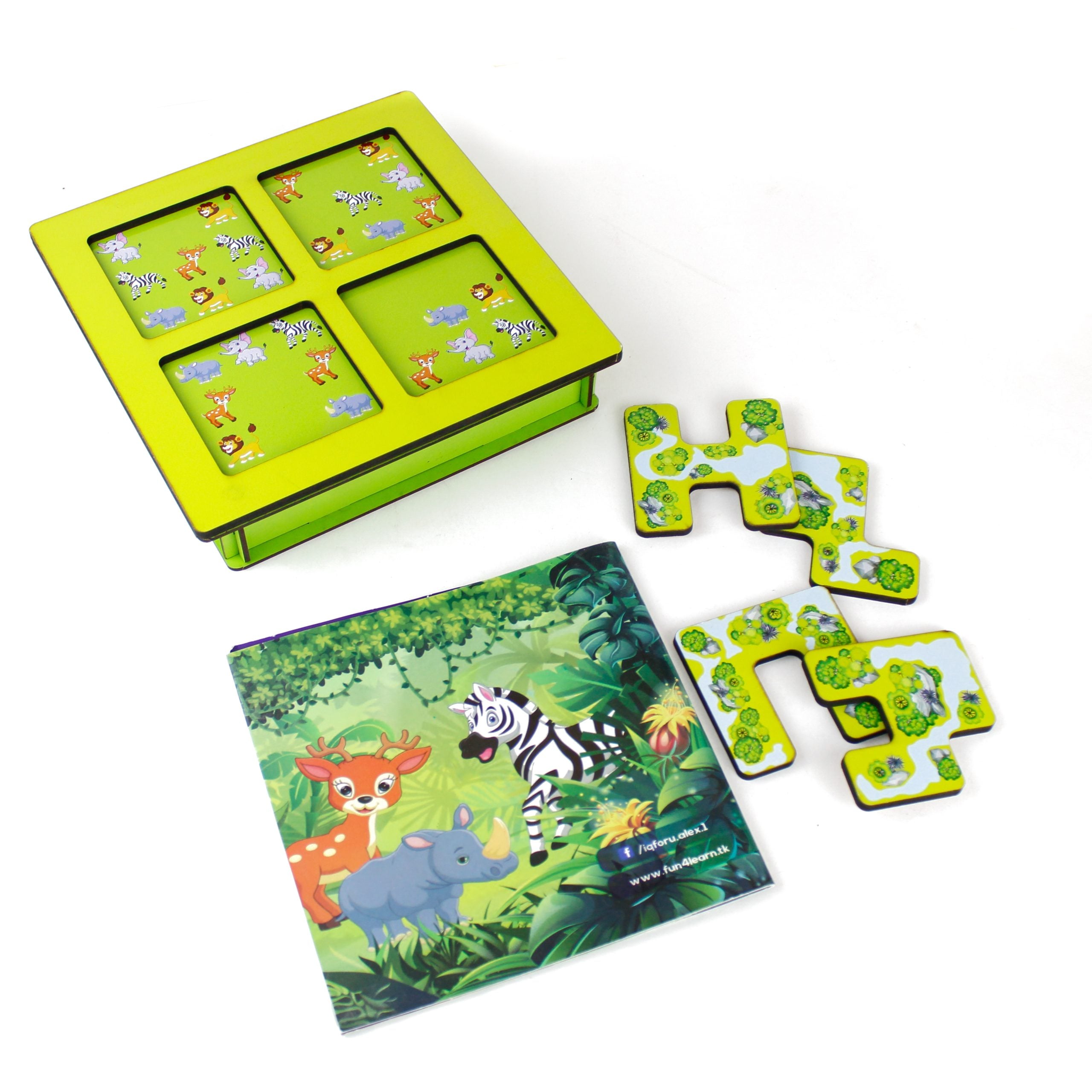 Finding Jungle Animal بازل حيوانات الادغال