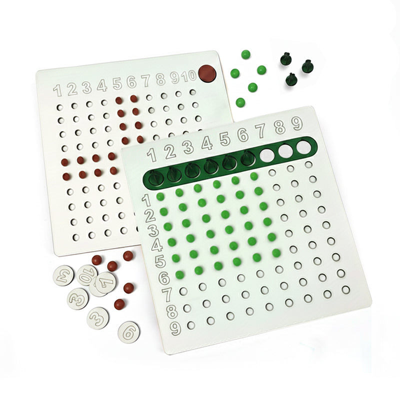 باندل الضرب والقسمة – أرقام إنجليزية بطريقة منتسوري