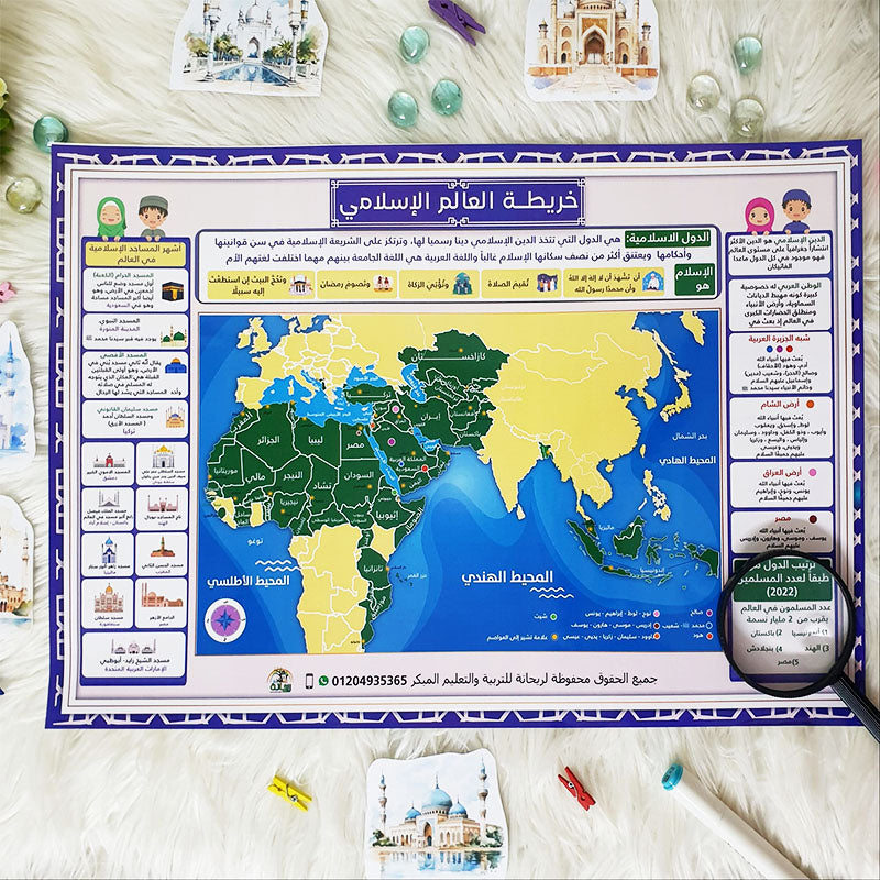 خريطة العالم الاسلامي