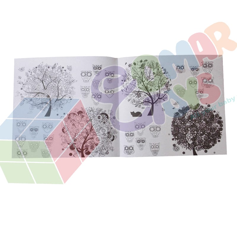 كتاب تلوين كبار The elves of the forest صغير