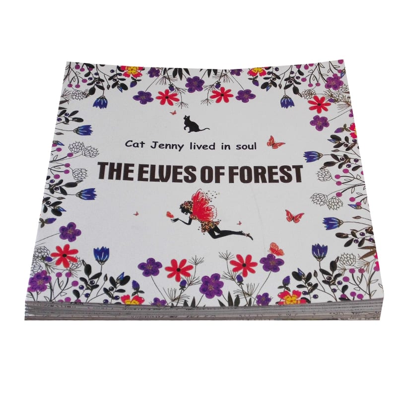 كتاب تلوين كبار The elves of the forest صغير