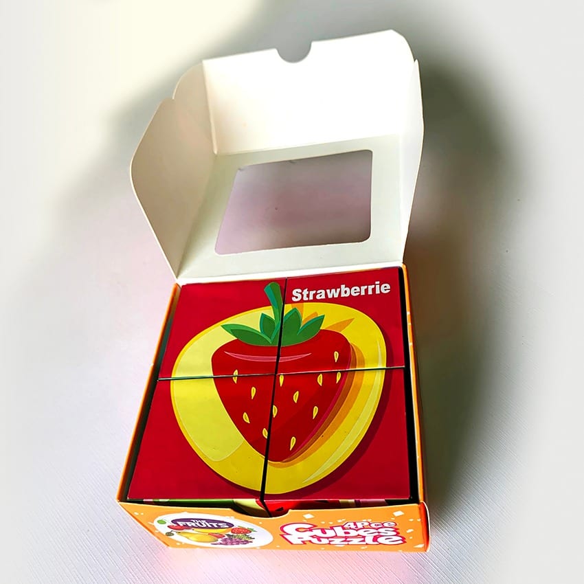 لعبة المكعبات الفواكه 4 مكعب