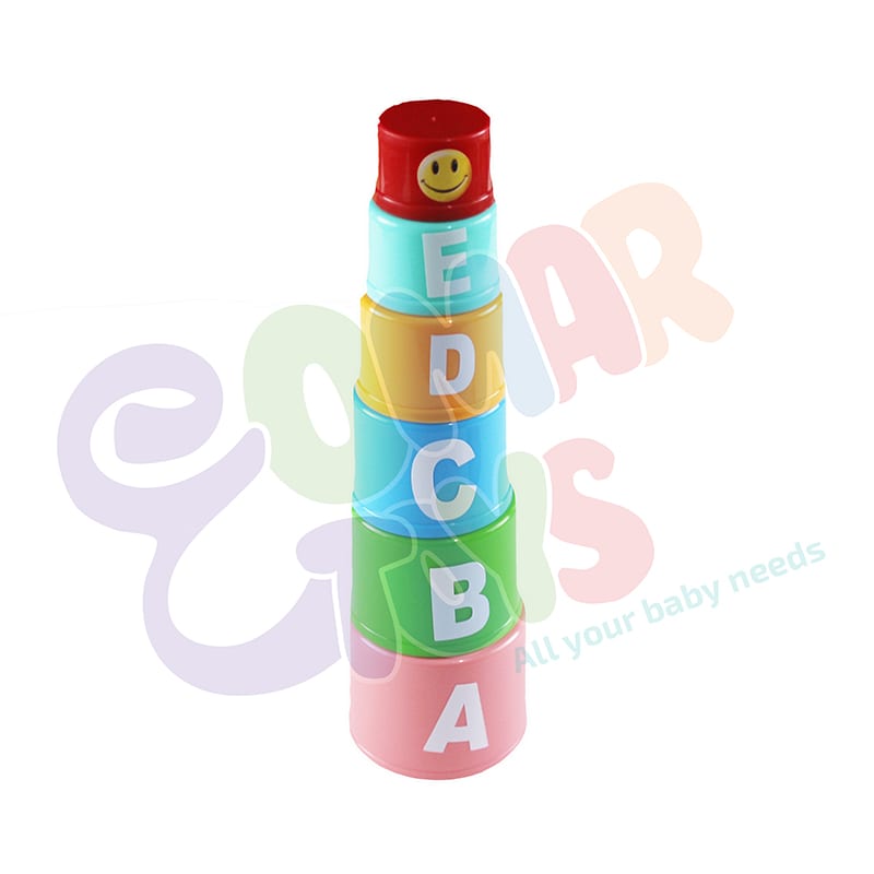 ترتيب اكواب 6 قطع abc 3 in 1