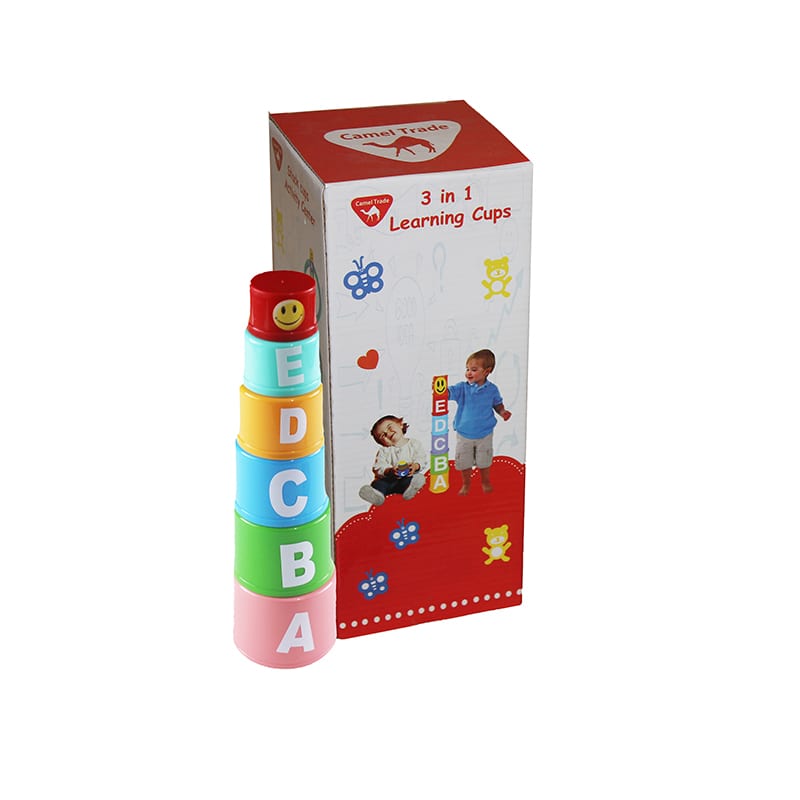 ترتيب اكواب 6 قطع abc 3 in 1