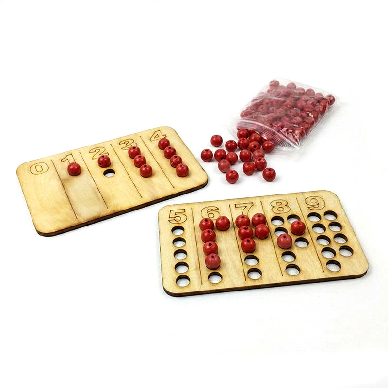 لوحة العد بالخرز انجليزي منتسوري