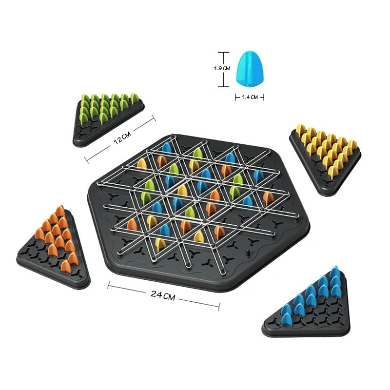 geometric logic شطرنج المثلثات
