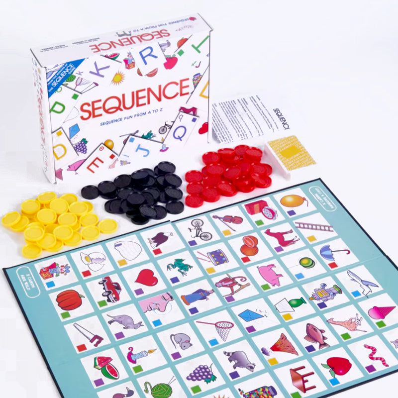لعبة Sequence للأطفال – لعبة  تعليمية للمطابقة والتفكير  2-4 لاعبين