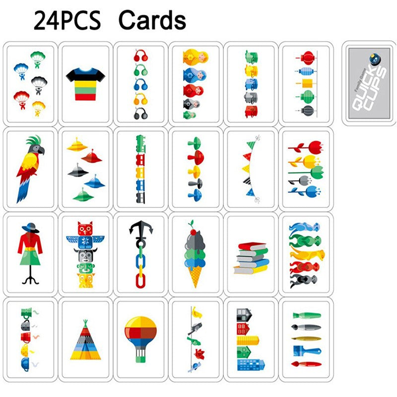 لعبة ترتيبت الاكواب Quick cups