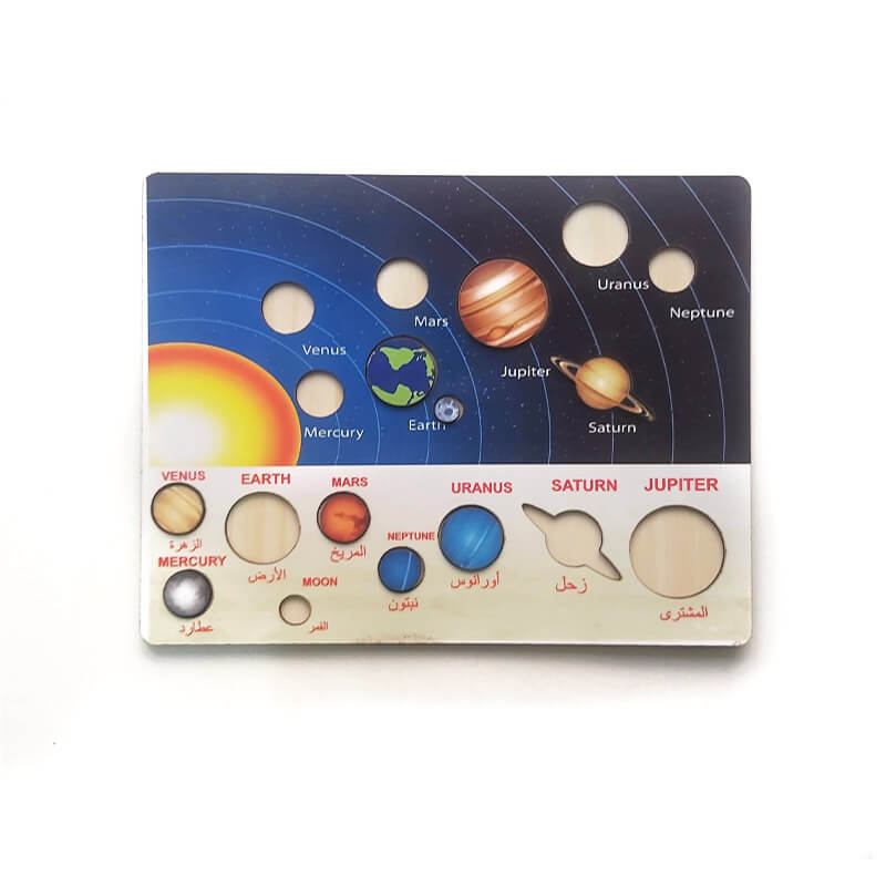 بازل المجموعة الشمسية خشب