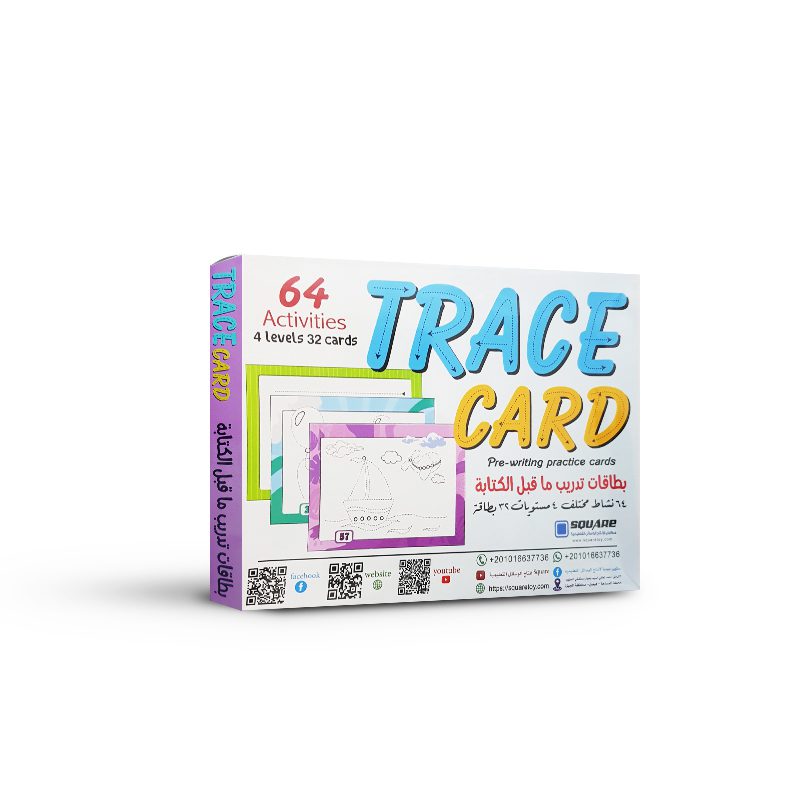 بطاقات تدريبات ما قبل الكتابة ( trace)