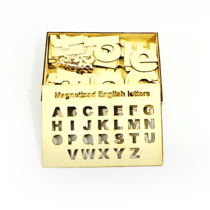 صندوق حروف اللغة الإنجليزية الممغنط | سكوير