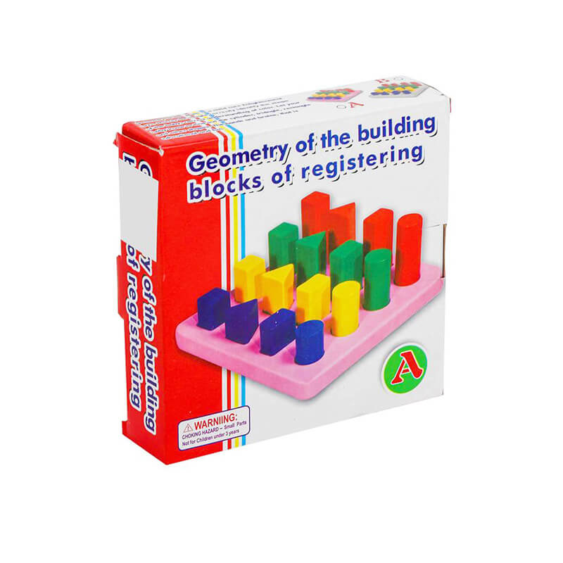 اشكال هندسية متدرجة الارتفاعات منتسوري