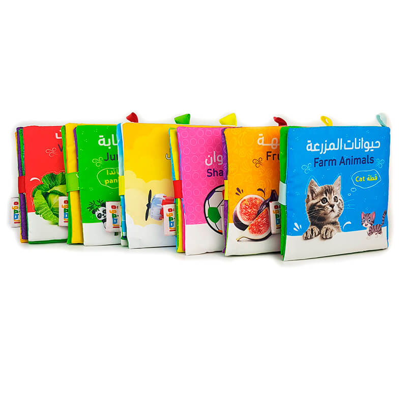 مجموعة كتب قماش 6 قطع