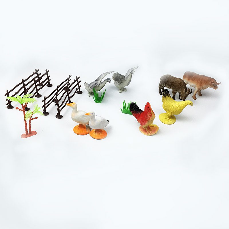 مجسمات حيوانات اليفة 15 قطعة