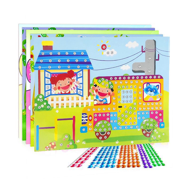 لوحة موزايك الارقام