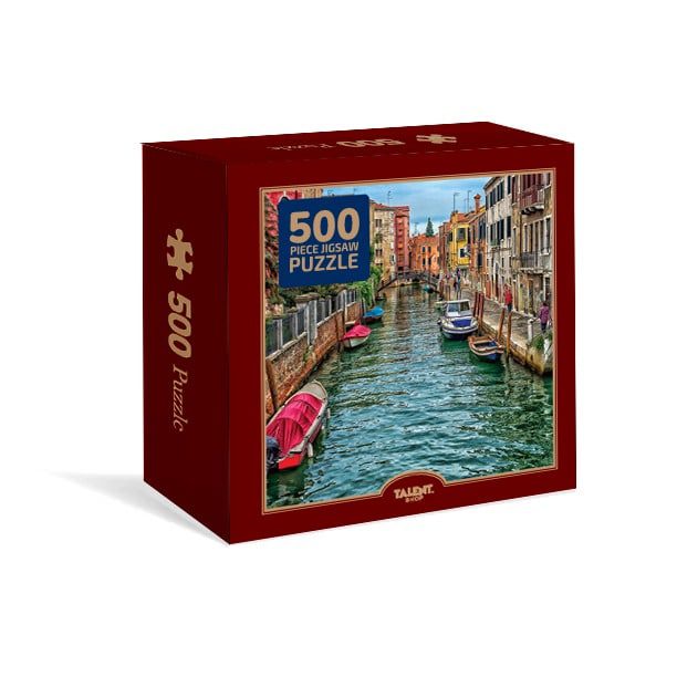 بازل مفكك 500قطعة -قنوات البندقيه