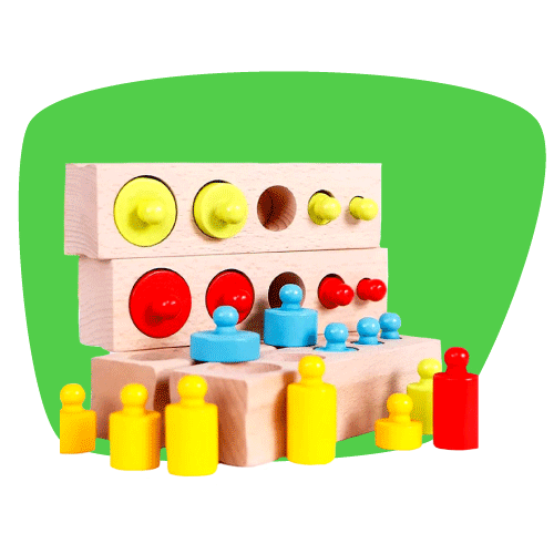 ألعاب مونتيسوري لتنمية مهارات الأطفال