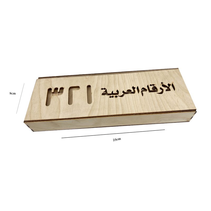 مسطرات تدريبات الارقام العربية