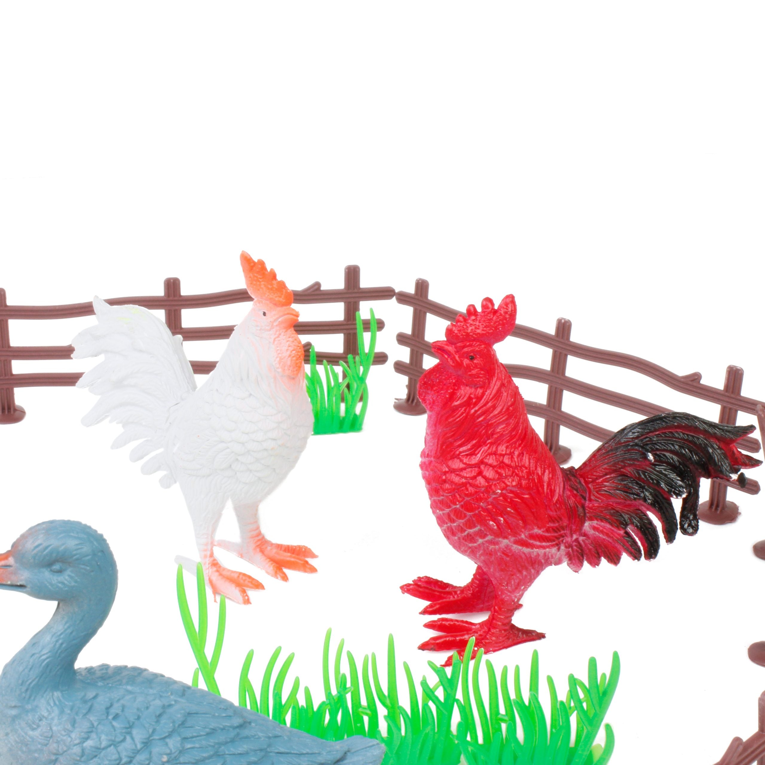 مجسمات طيور المزرعة