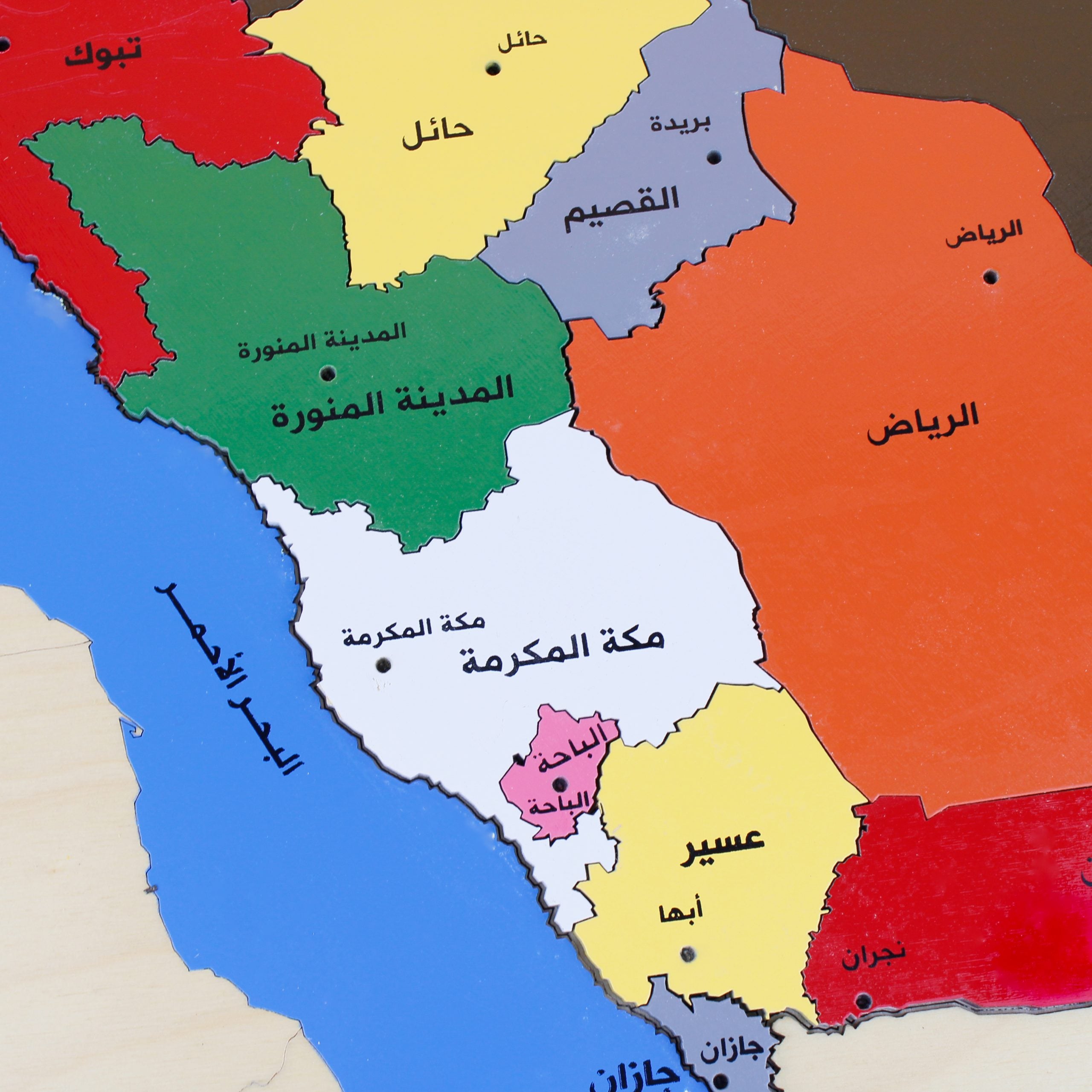 خريطة المملكة العربية السعودية