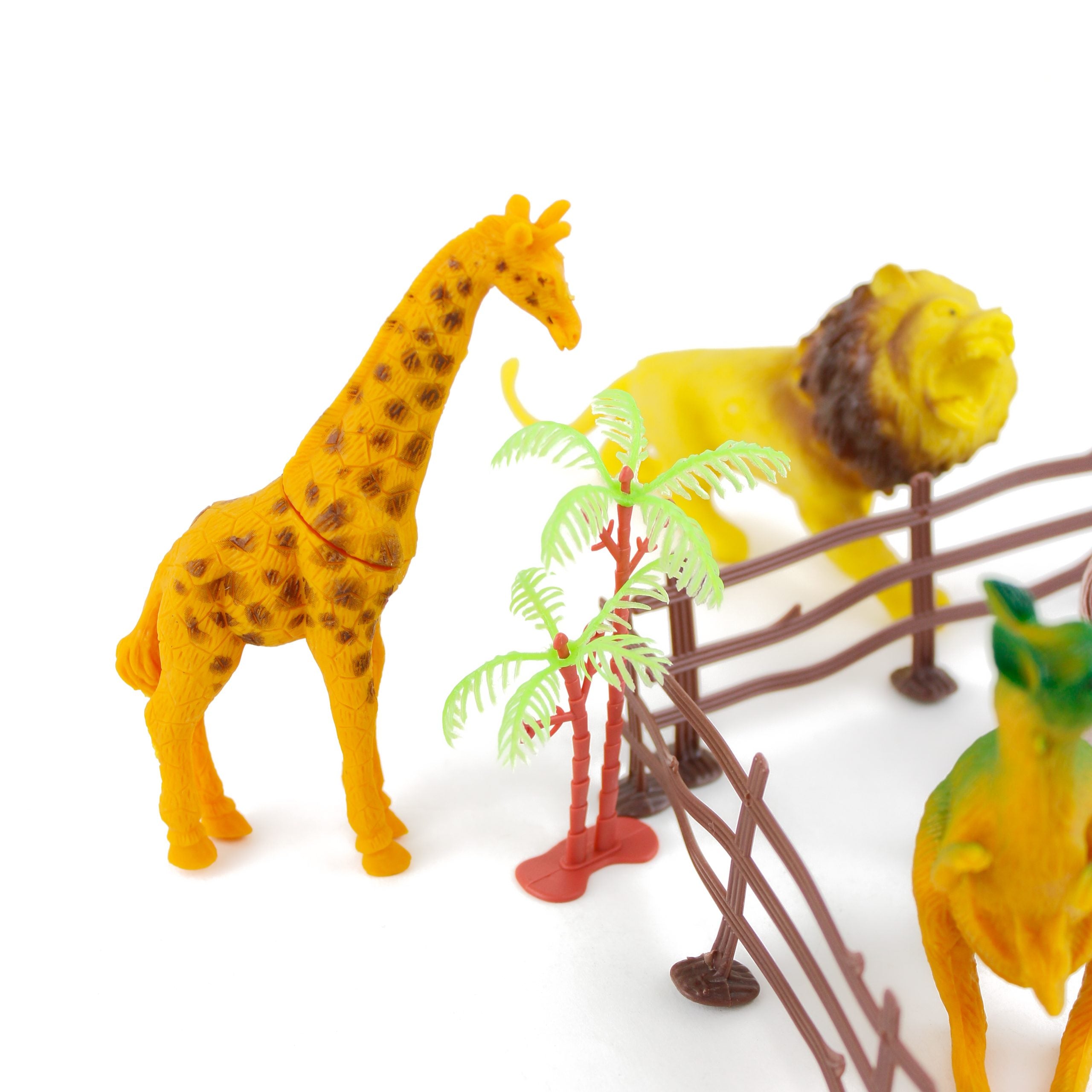 مجسمات حيوانات الغابة 6 قطع