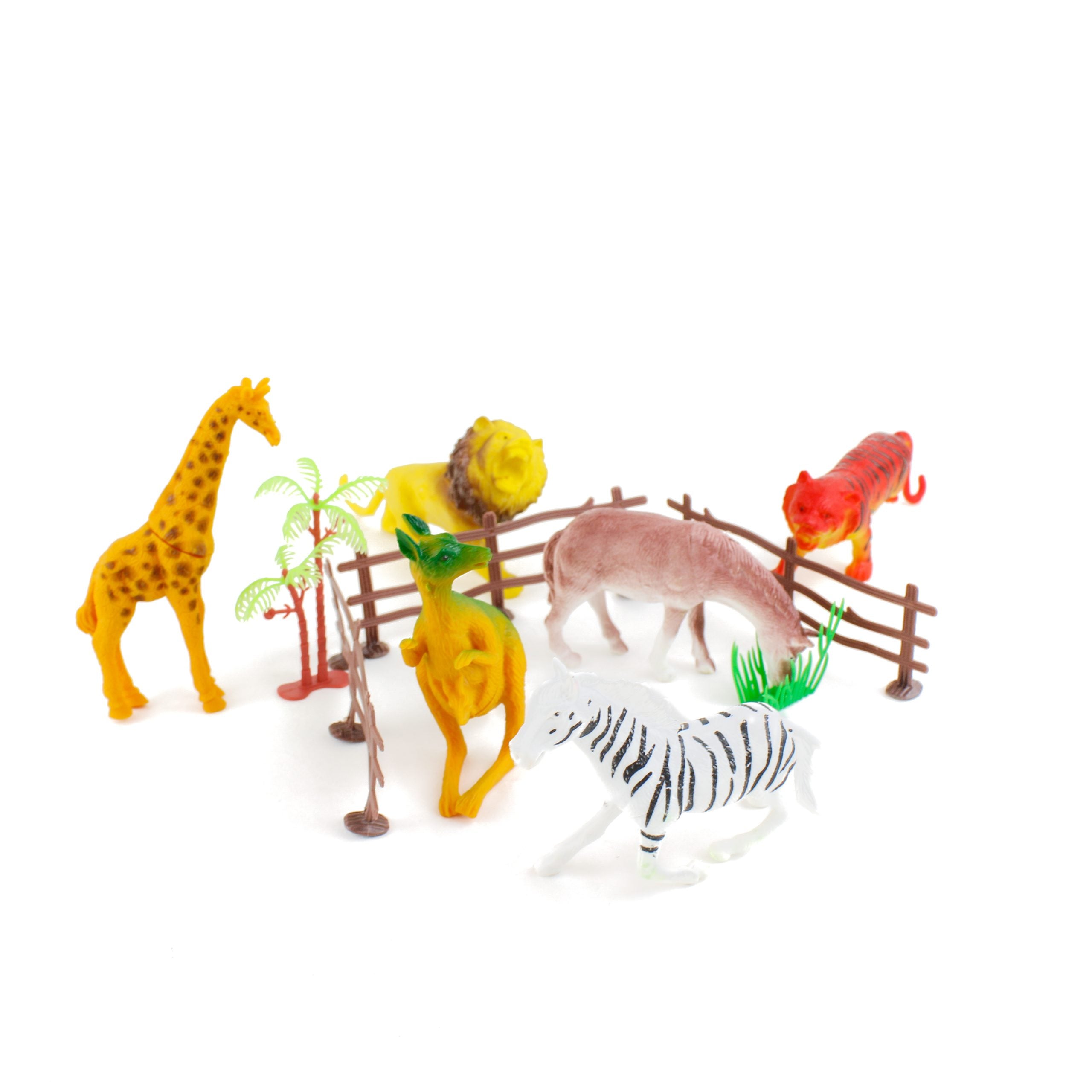 مجسمات حيوانات الغابة 6 قطع