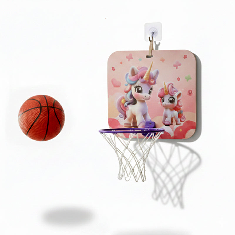 سلة باسكيت بول للأطفال مع كرة قابلة للنفخ