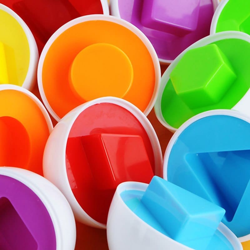 لعبة مطابقة الاشكال والالوان 6 اشكال