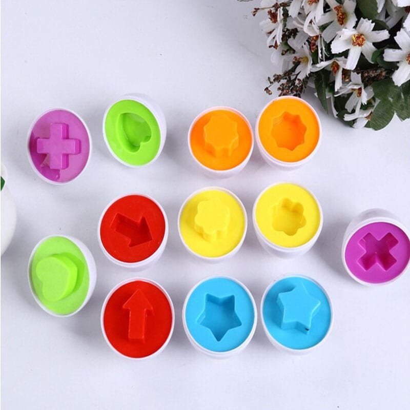 لعبة مطابقة الاشكال والالوان 6 اشكال