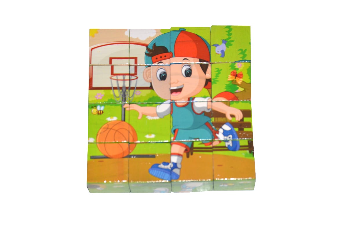 بازل مكعبات 16 ق -اطفال