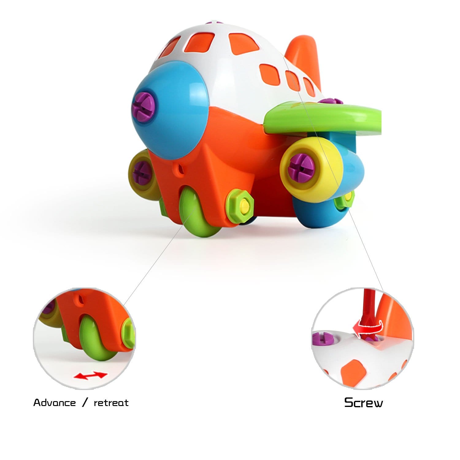 ميكانو بلاستيك طائرة ركاب