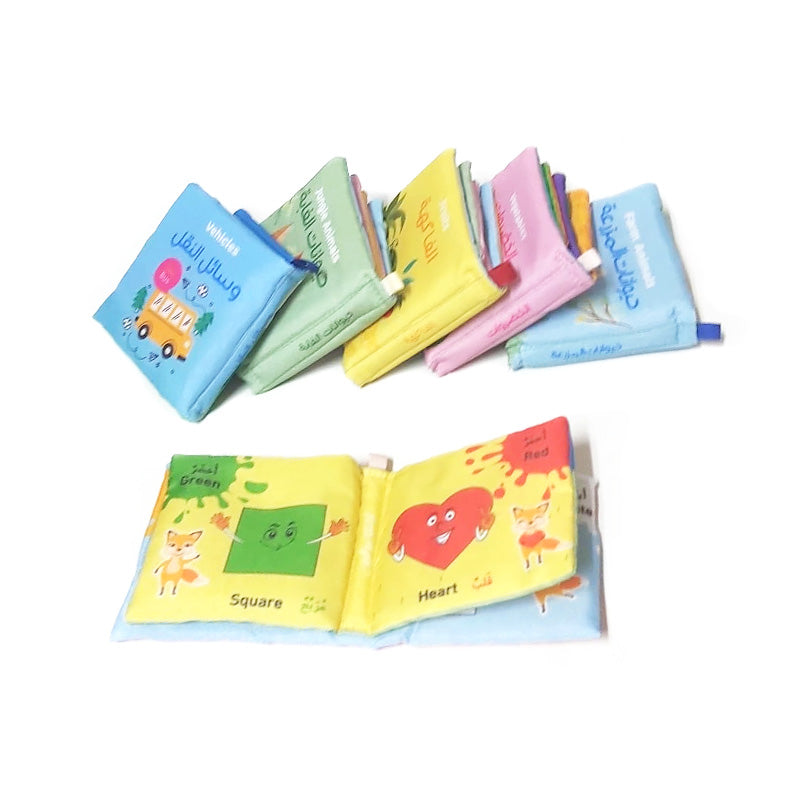 مجموعة كتب قماش 6 قطع