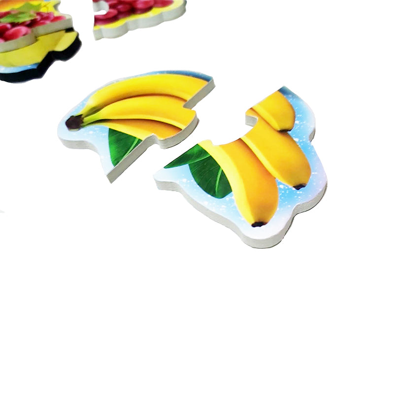 بازل فاكهة فوم قطعتين : 6 اشكال