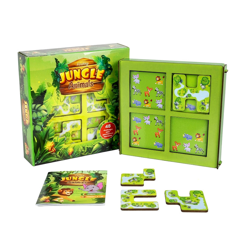 Finding Jungle Animal بازل حيوانات الادغال